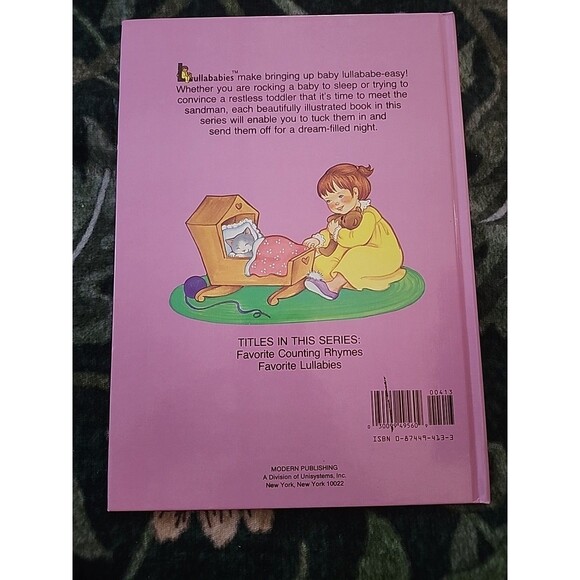 Rare Favorite Lullabies to Read Aloud, Bill Gutman, J Ellen Dolce Lullabies Book - Picture 4 of 14